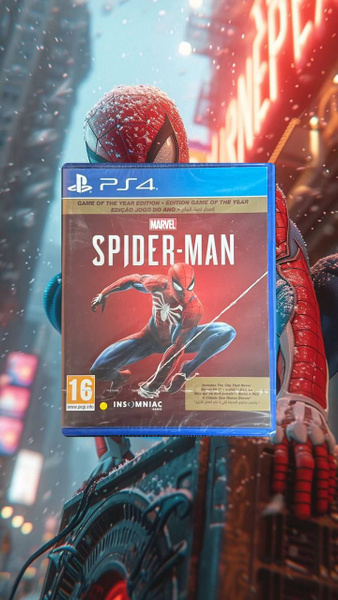 Игра Spider man GOTY (игра года 2018) ps4 (PlayStation 4, Русская ...