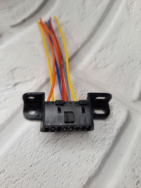 Характеристики Диагностический разъем OBD2 "Мама" с Проводами (7 клемм ...