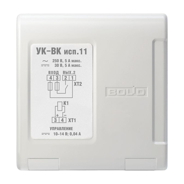 УК-ВК (исп.11) Усилитель релейный на 1 канал, входное напряжение 12В ...