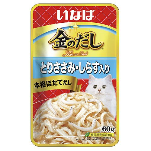 Inaba Ciao Kinnodashi / Паучи Инаба для кошек Куриное филе с мальками ...