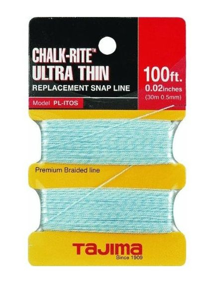 Запасной шнур TAJIMA "ULTRA THIN" под порошок. 0,5 мм х 30м PLITOS ...