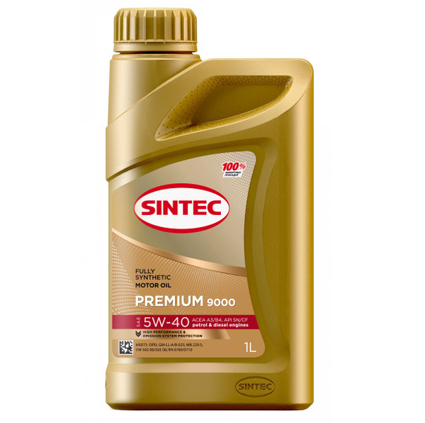 Масло моторное SINTEC 5W-40 Синтетическое - купить в интернет-магазине ...