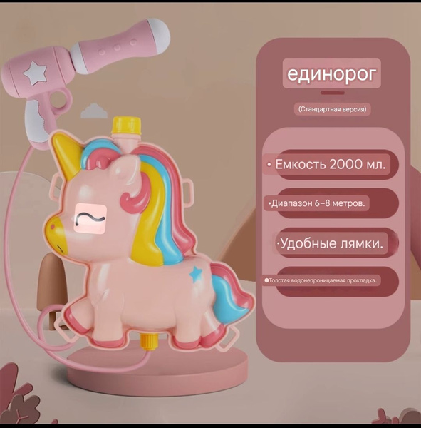 Водяной пистолет с рюкзаком, водяной бластер, водный пистолет - купить ...