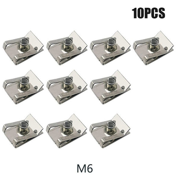 10шт,M6 нержавеющая сталь U - образный резьбовой зажим, подходит для ...