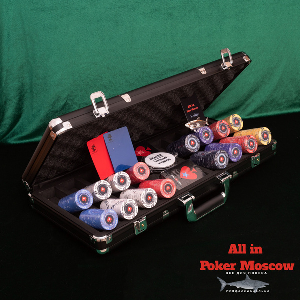 Профессиональный покерный набор на 500 керамических фишек - Модель EPT ...