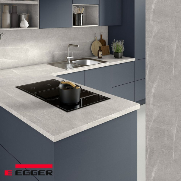 Столешница для кухни Egger 450х600x38мм с торцевыми планками. Цвет ...