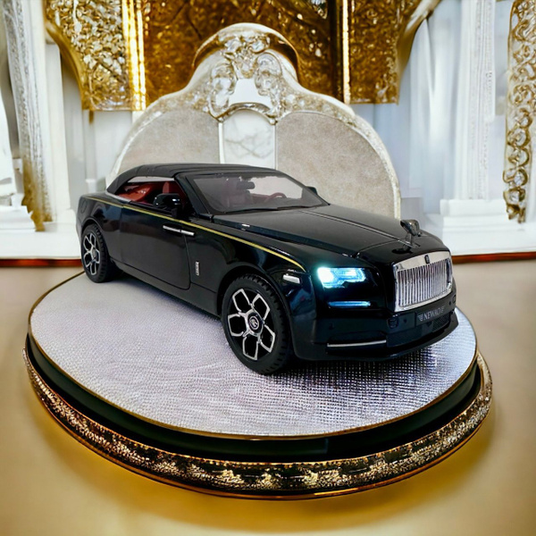 Металлическая машинка Роллс Ройс Давн кабриолет Rolls-Royce DAWN черный ...