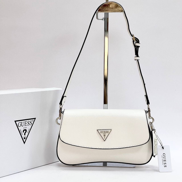 Сумка GUESS горизонт С - 101 белая - купить с доставкой по выгодным ...