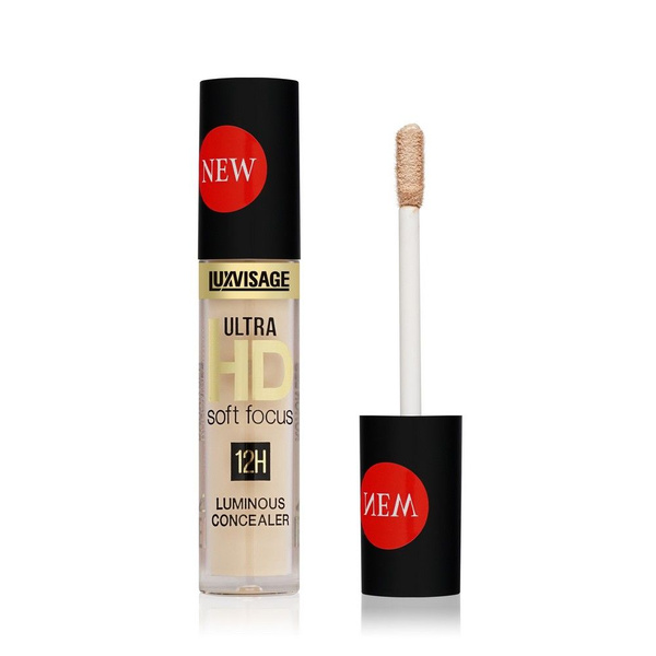 Светоотражающий консилер для лица Luxvisage Ultra HD Soft Focus 12H 12 ...