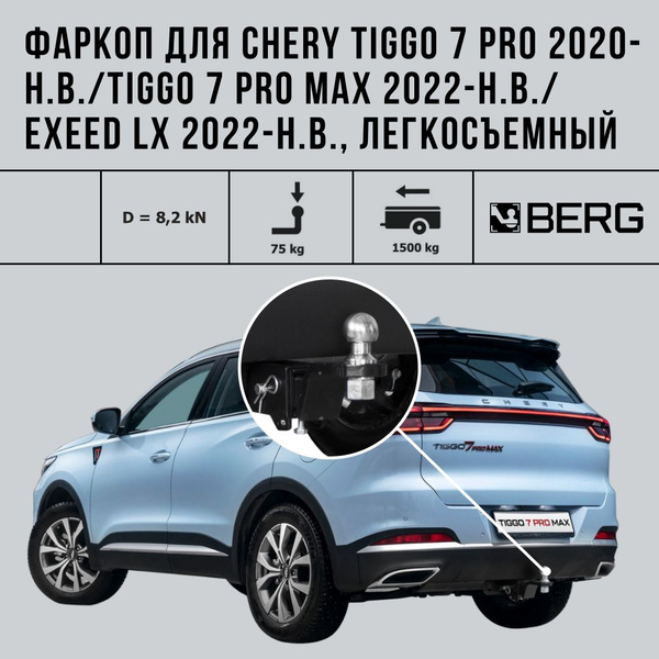 Вопросы и ответы о Фаркоп для Chery Tiggo (Чери Тиго) 7 Pro 2020-н.в ...