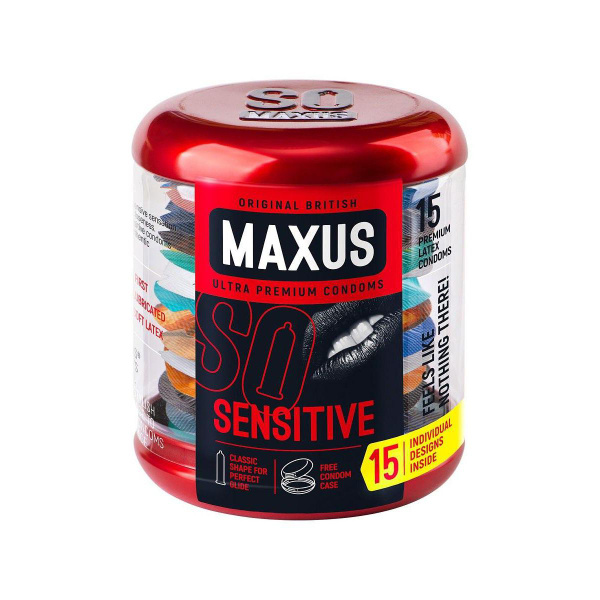 Презервативы в железном кейсе ультратонкие MAXUS Sensitive №15 - купить ...
