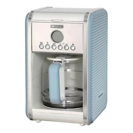 Ariete Кофеварка капельная Кофемашина с фильтром Ariete Vintage, синяя ...