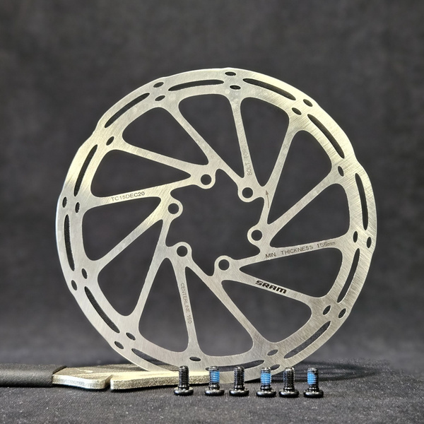Тормозной диск (ротор) Sram Centerline (rev. A2), 160 мм, полированный ...