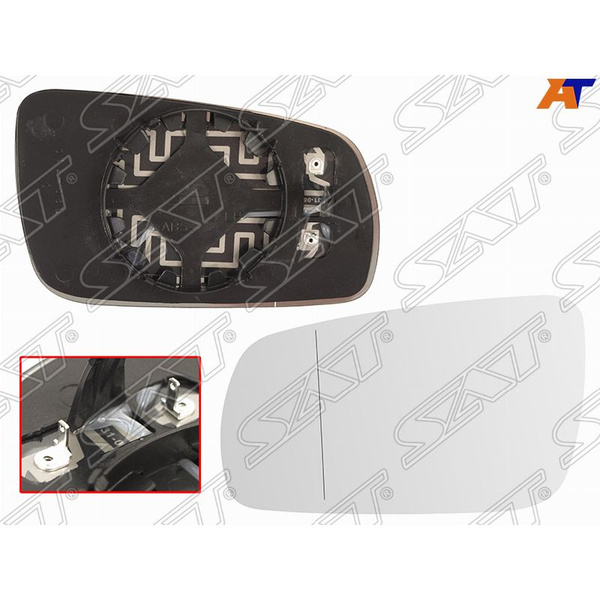 Зеркальный элемент левый для Фольксваген Гольф 4 1997-2006, Volkswagen ...