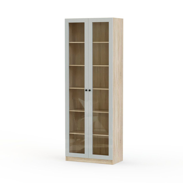 Шкаф книжный BestMebel Книжный шкаф Оттава 20, 70x50x200 см - купить по ...