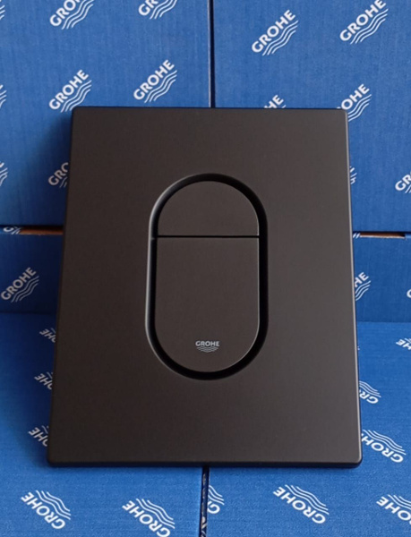 Кнопка смыва Grohe Skate Arena Cosmopolitan Matte Black (черная матовая ...