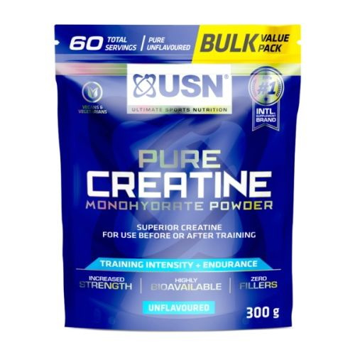 USN Pure Creatine Monohydrate Powder Креатин для роста мышц (300 g ...