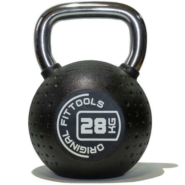 Цельная гиря Original FitTools, 28 кг - купить по выгодной цене в ...
