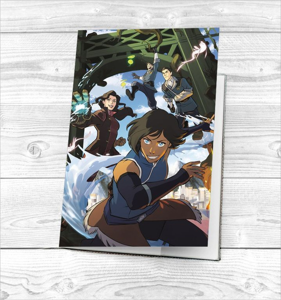 Обложка на паспорт из кожи MIGOM Аватар: Легенда о Корре, Avatar: the ...