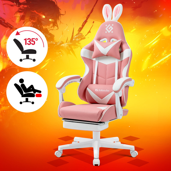 Игровое компьютерное кресло Defender Comfort._1_Чёрный-красный_Ткань ...