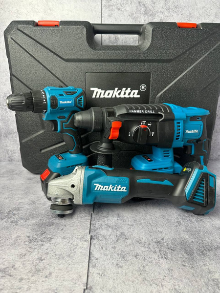 Набор инструментов аккумуляторных Makita 3в1 , болгарка ушм 125 ...