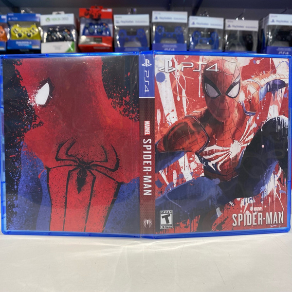 Игра "Spider Man / Человек паук" PS4 - Кастомная обложка для диска ...