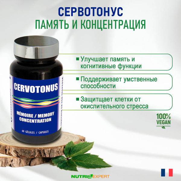 NUTRIEXPERT Витамины для памяти и концентрации / CERVOTONUS, (капсулы ...