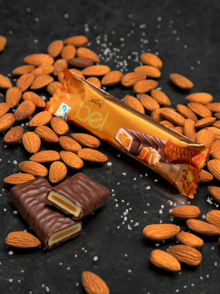 Марципановый батончик "Zentis" Belmarzipan солёная карамель 40 грамм ...