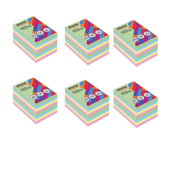 Attache Economy Бумага для заметок с клеевым краем 76мм x 51 мм, 400 л ...