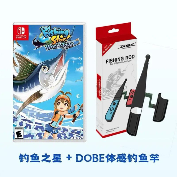 Игра Fishing Star World Tour (Nintendo Switch) + DOBE Fishing Rod(For N ...