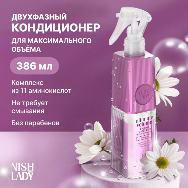 Кондиционер спрей для волос NISHLADY, 386мл - купить с доставкой по ...