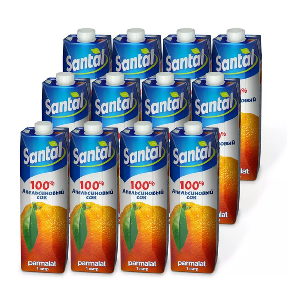 Сок Апельсиновый, 12шт по 1л - купить с доставкой по выгодным ценам в ...