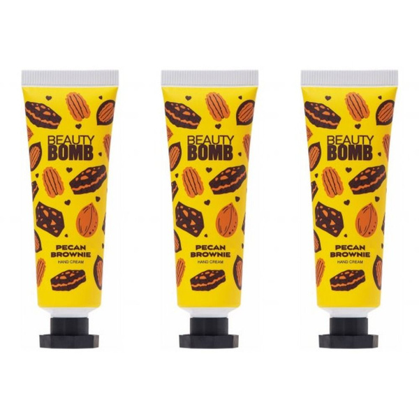 Beauty Bomb Крем для рук Pecan Brownie, 25 мл, 3 шт - купить с ...