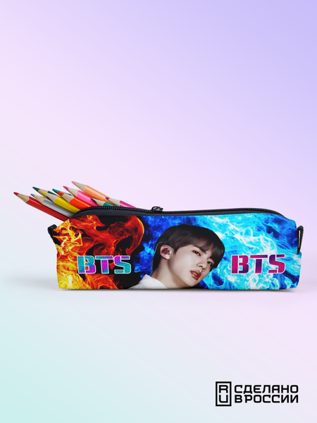 Пенал школьный К-поп БТС К-поп - купить с доставкой по выгодным ценам в ...