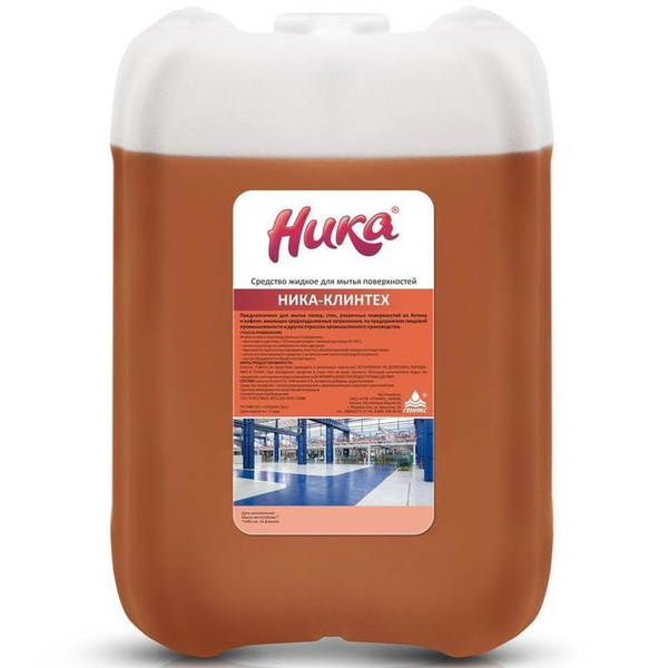 1шт. Средство для мытья полов Ника-Клинтех 5 л (концентрат, канистра ...