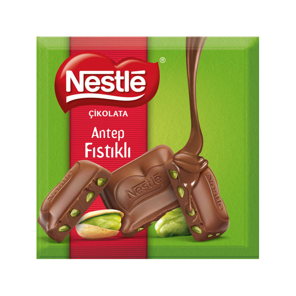 Шоколадная плитка Nestle Молочный шоколад и фисташка, 60 г - купить с ...
