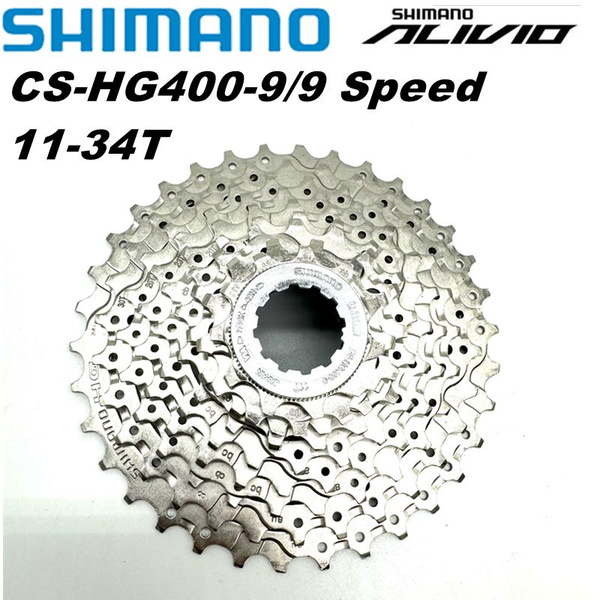 Cassete Shimano Alivio CS-HG400 9 Velocidades Para Mountain Bike 11 34t 11 36t