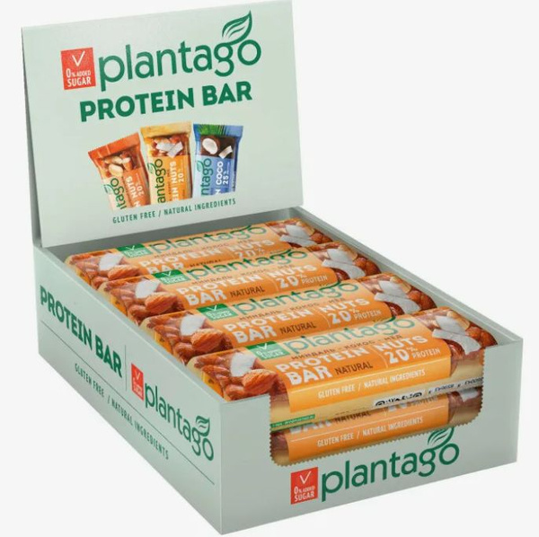 Протеиновый батончик Плантаго (PLANTAGO) NUTS - Миндаль-Кокос-Мед ...