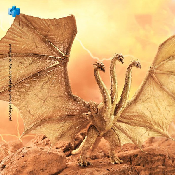 Годзилла/Фигурка Кидоры, Фигурка трехголового дракона,King Ghidorah ...