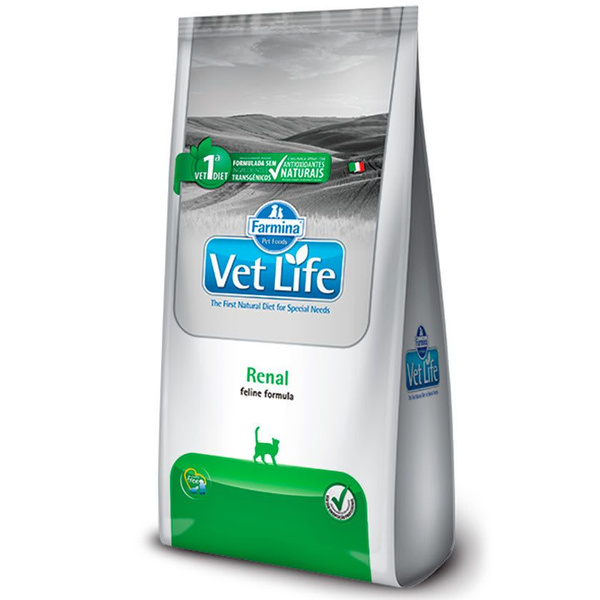 Корм Farmina Vet Life Renal для кошек, поддержание функции почек при ...