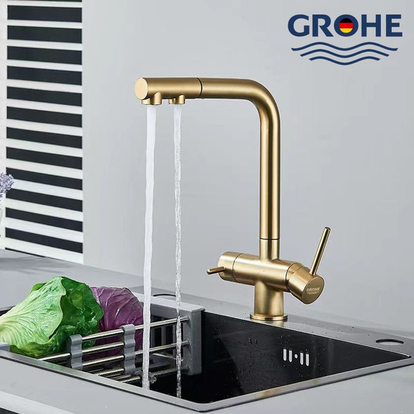 GROHE Смеситель для кухни с подключением к фильтру для питьевой воды,с ...
