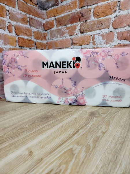 Maneki Туалетная бумага 10 шт - купить с доставкой по выгодным ценам в ...