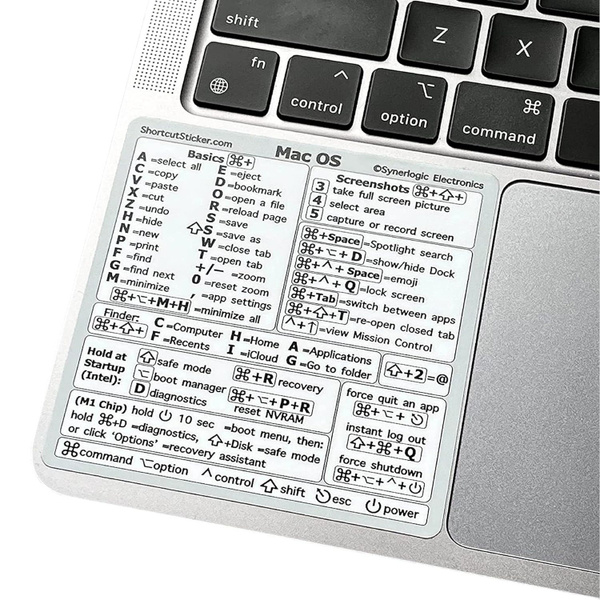 Mac OS ярлыки наклейки, Mac клавиатуры наклейки для Mac OS - купить с ...
