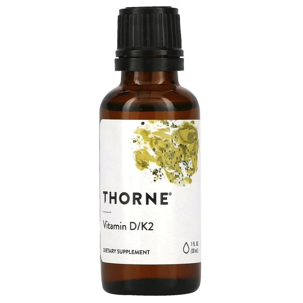 Thorne Research Витамин Д3 К2, Vitamin D K2 30 мл купить на OZON по ...