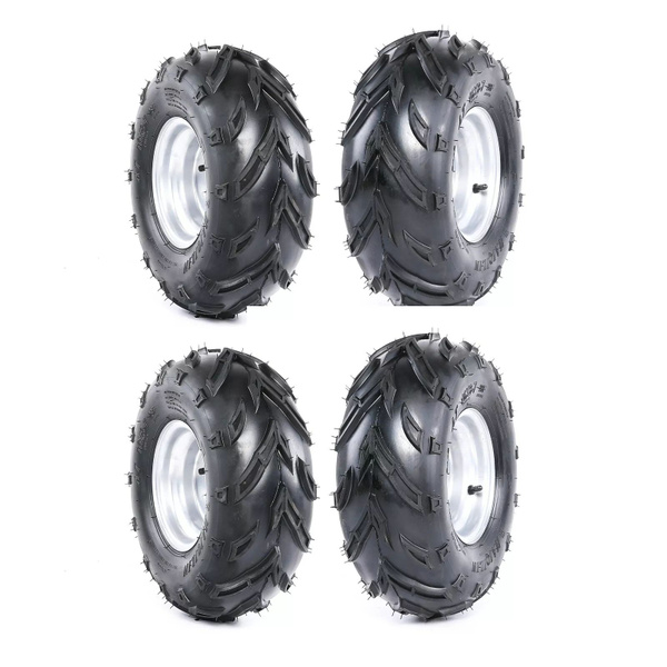 GIUCHENG 4 шт. 7-дюймовые колеса 16x8-7 с 3 болтами для четырехколесных ...