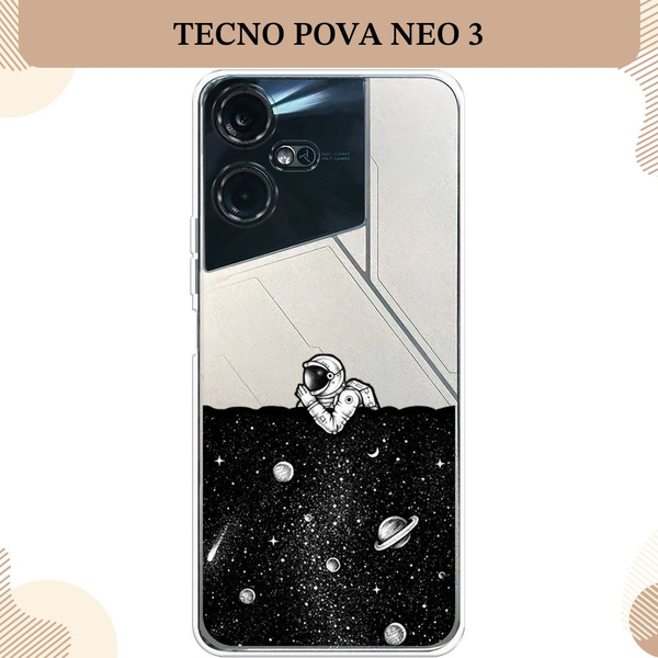 Силиконовый чехол на Tecno Pova Neo 3 / Техно Пова Нео 3, Звездный сон ...