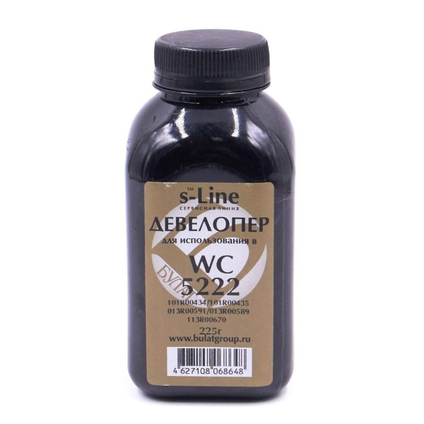 Расходник для печати БУЛАТ s-Line WC-5222-dev, Черный (black), для ...