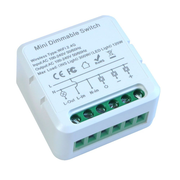 Диммер WIFI для светодиодных ламп 220В LED с Алисой для умного дома ...