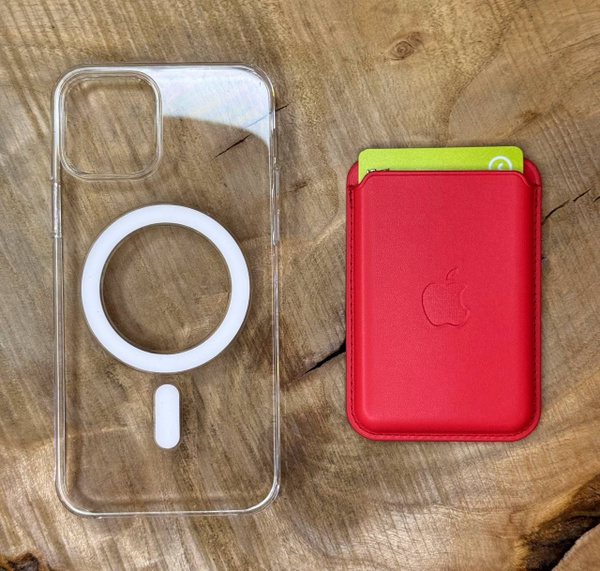 Картхолдер Leather Wallet MagSafe для смартфона iPhone 12 / 12 Pro / 12 ...