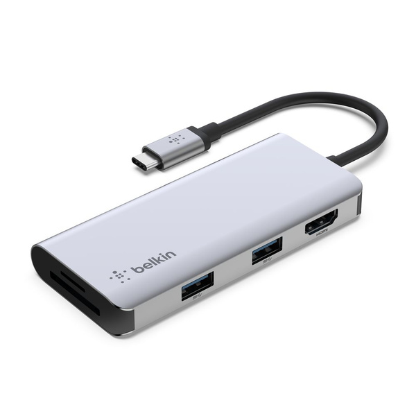 Многопортовый адаптер-концентратор USB-C Belkin 5-в-1 - купить с ...